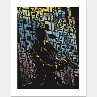 Replicant City (sunrise) Posters and Art